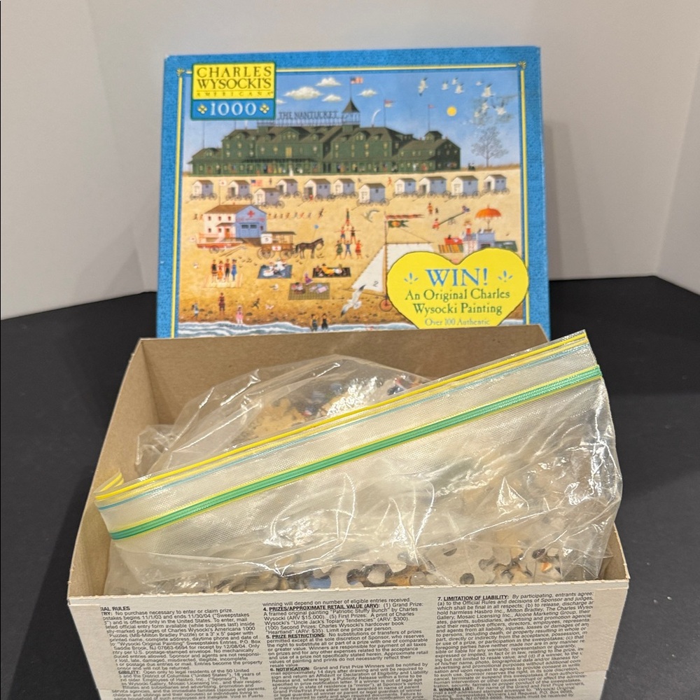 Charles Wysocki THE NANTUCKET 1000 Piece puzzle Beach - Picture 3 of 3
